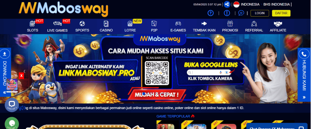 Link Alternatif Situs Mabosway: Solusi Akses, Daftar dan Login Mudah
